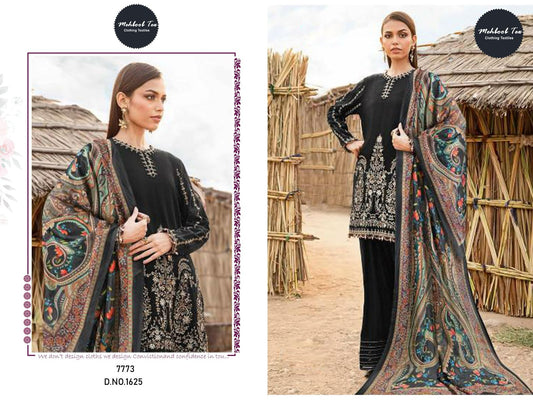 1625 Mehboob Tex Embroidery Pakistani Salwar Suits
