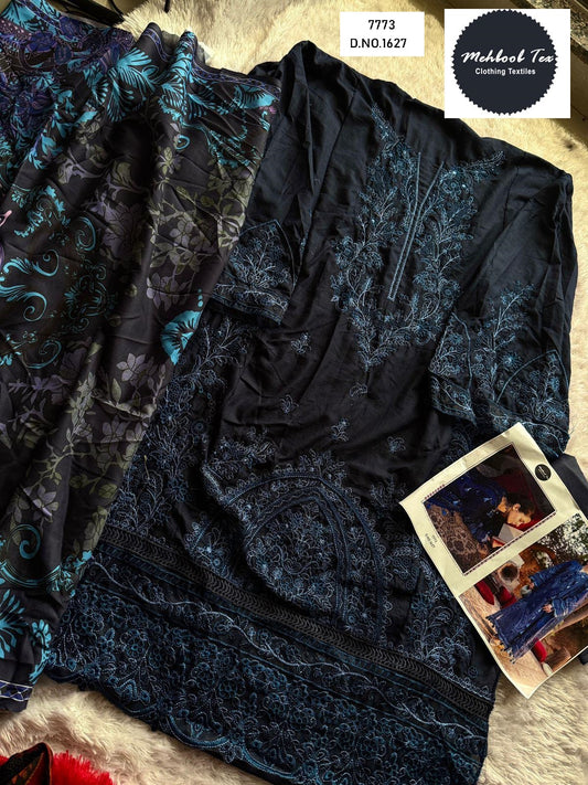 1627 Mehboob Tex Embroidery Pakistani Salwar Suits