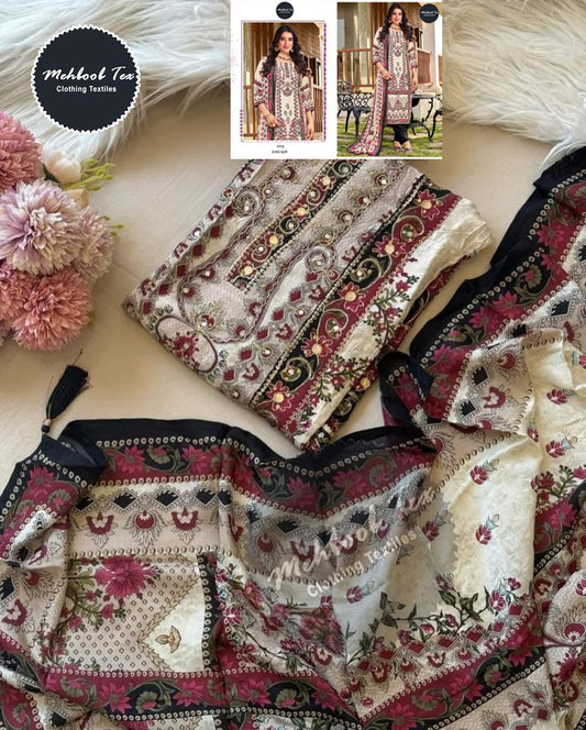 1629 Mehboob Tex Printed Pakistani Salwar Suits