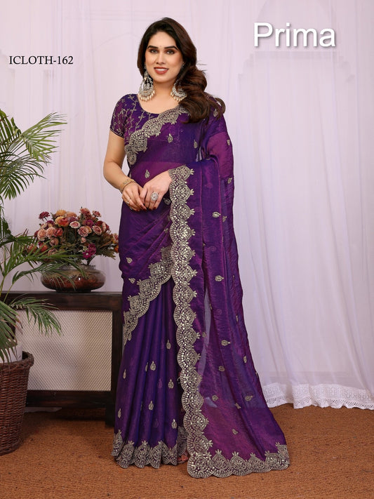 162 Icloth Vol-05 Prima Pure Chiffon Sarees