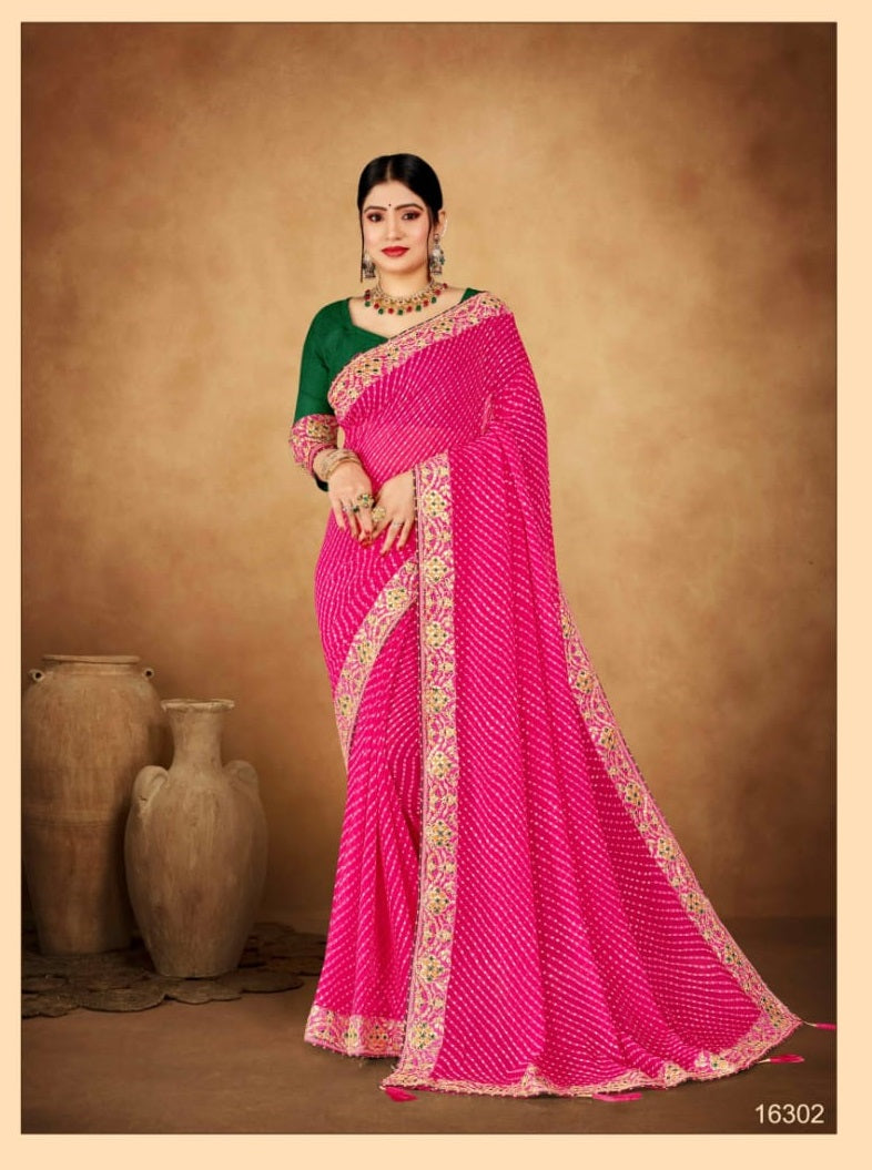 16302 Swarna Jalnidhi Georgette Sarees