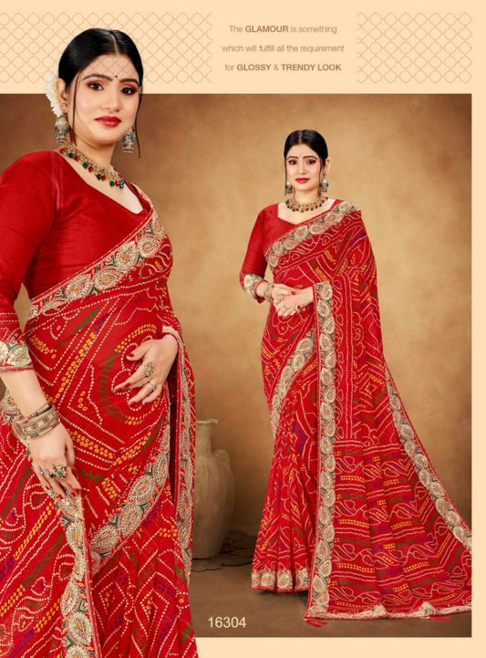 16304 Swarna Jalnidhi Georgette Sarees