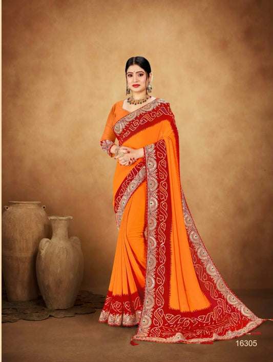 16305 Swarna Jalnidhi Georgette Sarees