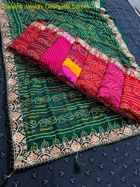 16306 Swarna Jalnidhi Georgette Sarees