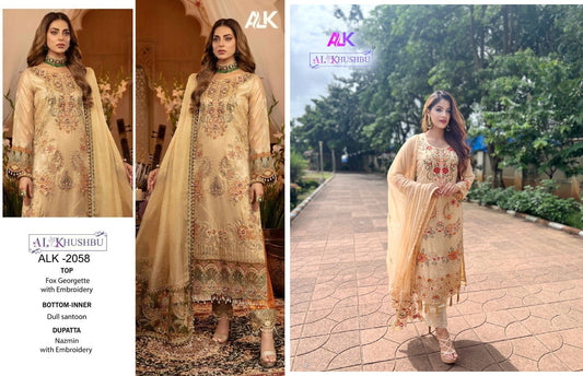 2058 Alk Pakistani Salwar Suits