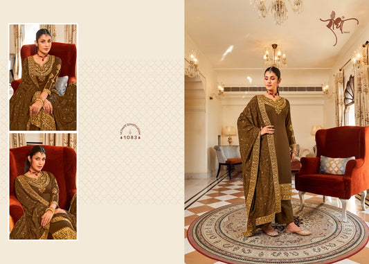 1083 Hoor Radha Unstitched Suits