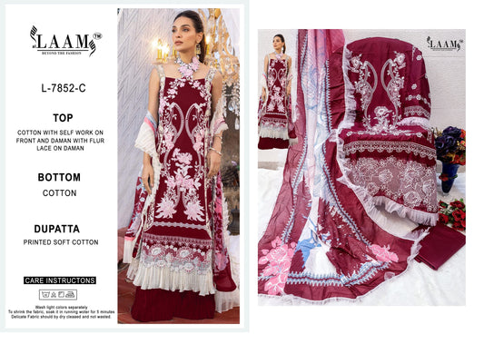 7852-C Al Laam Pakistani Salwar Suits