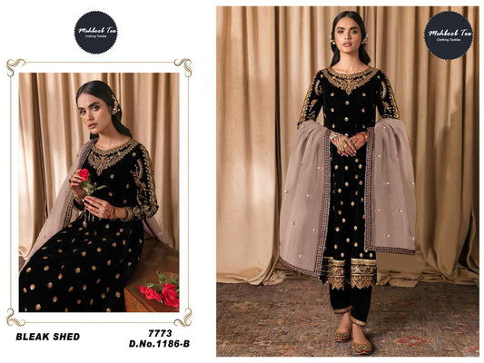 1186-B Mehboob Tex Pakistani Salwar Suits