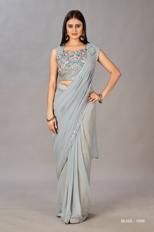 1058 Bliss Jivora Ready To Wear Saree