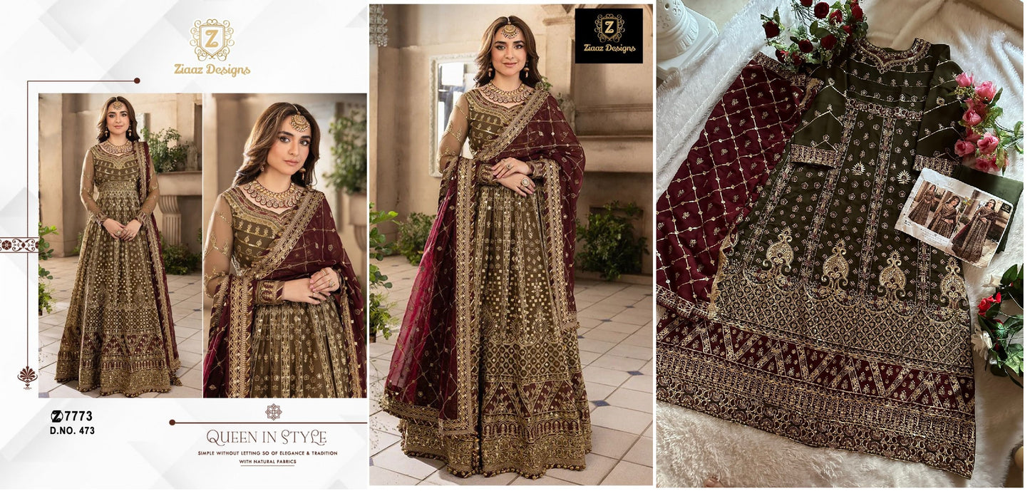 473 Ziaaz Designs Pakistani Salwar Suits