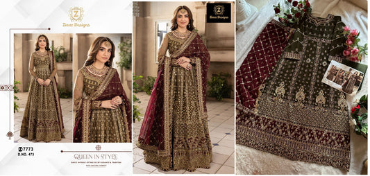 473 Ziaaz Designs Pakistani Salwar Suits