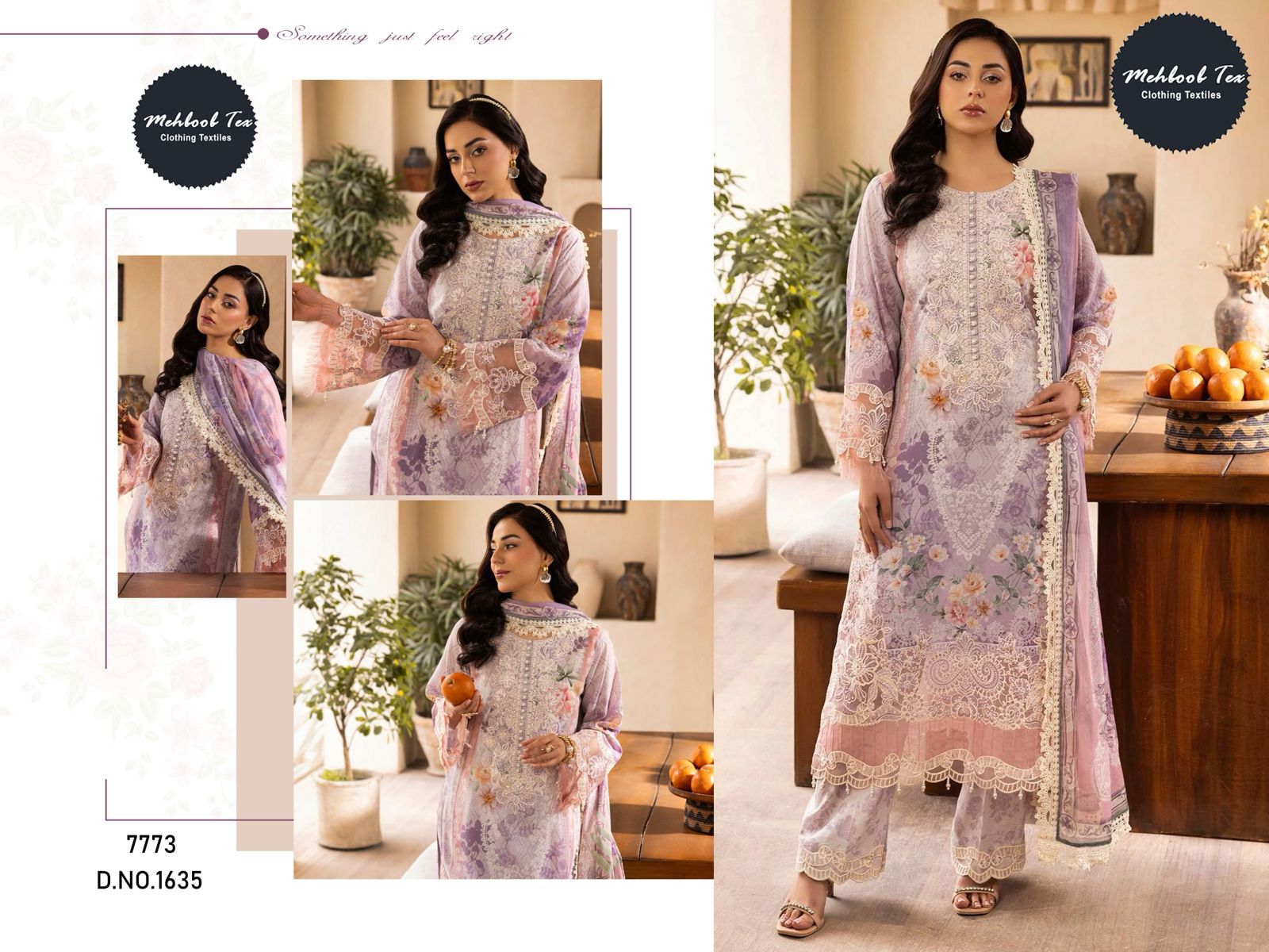 1635 Adan Libas Vol-2 Mehboob Tex Printed Pakistani Patch Suits