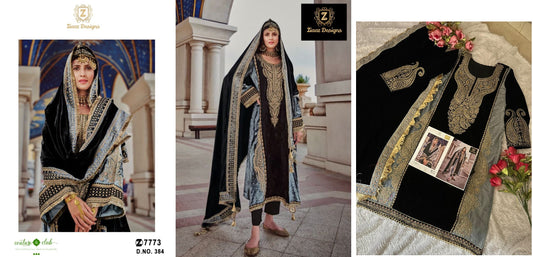 384 Ziaaz Designs Pakistani Salwar Suits