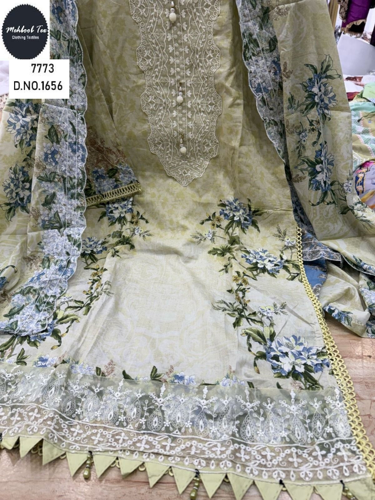 1656 Mehboob Tex Lawn Cotton Pakistani Readymade Suits