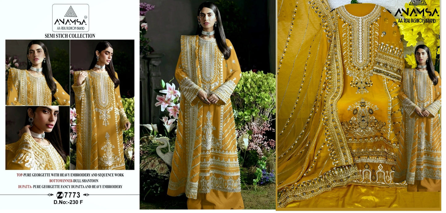 230F Anamsa Pakistani Salwar Suits