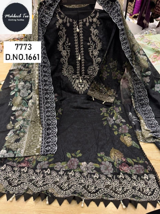 1661 Mehboob Tex Lawn Cotton Pakistani Readymade Suits