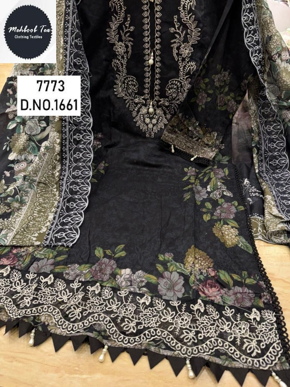1661 Mehboob Tex Lawn Cotton Pakistani Readymade Suits
