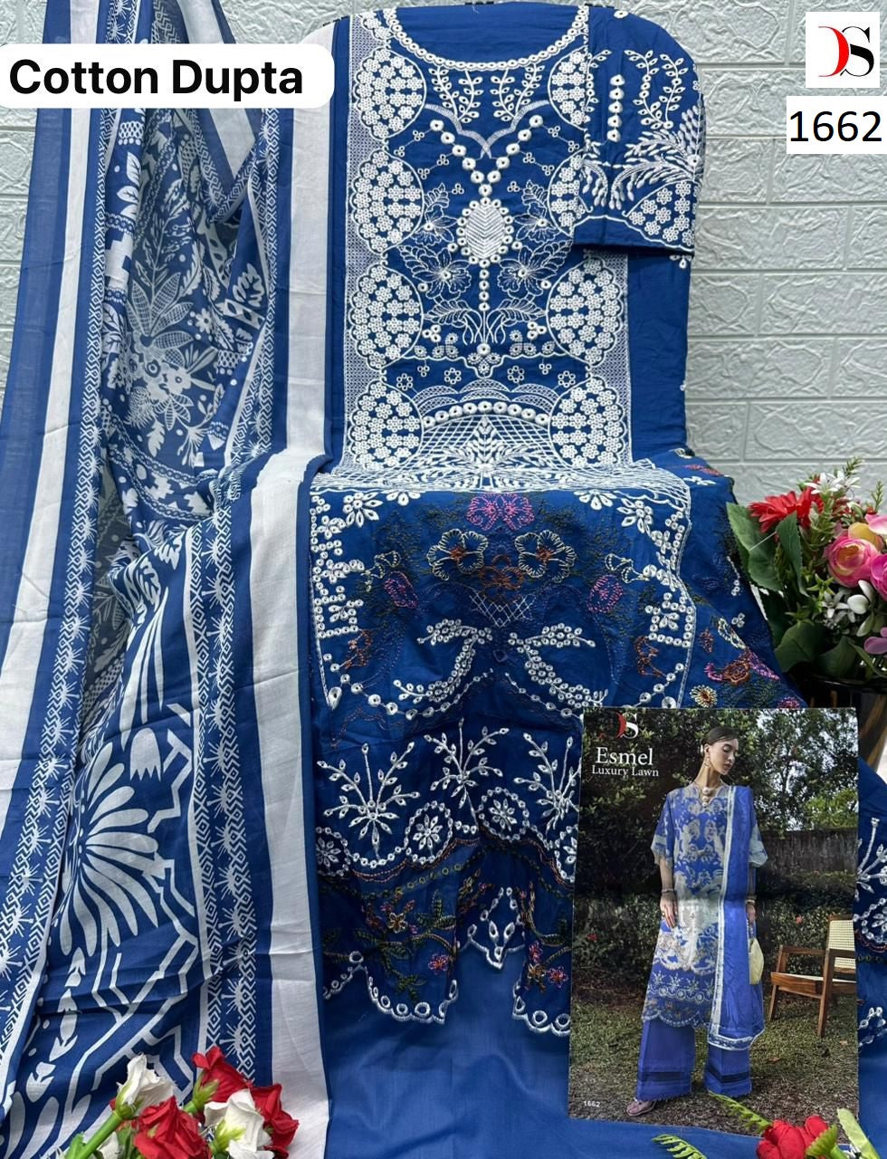 1662 Deepsy Pure Cotton Pakistani Salwar Suits