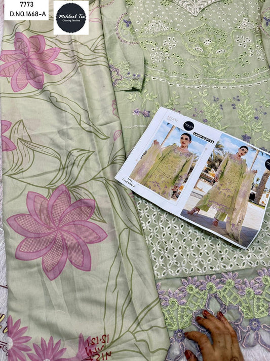 1668-A Mehboob Tex Viscose Pakistani Salwar Suits