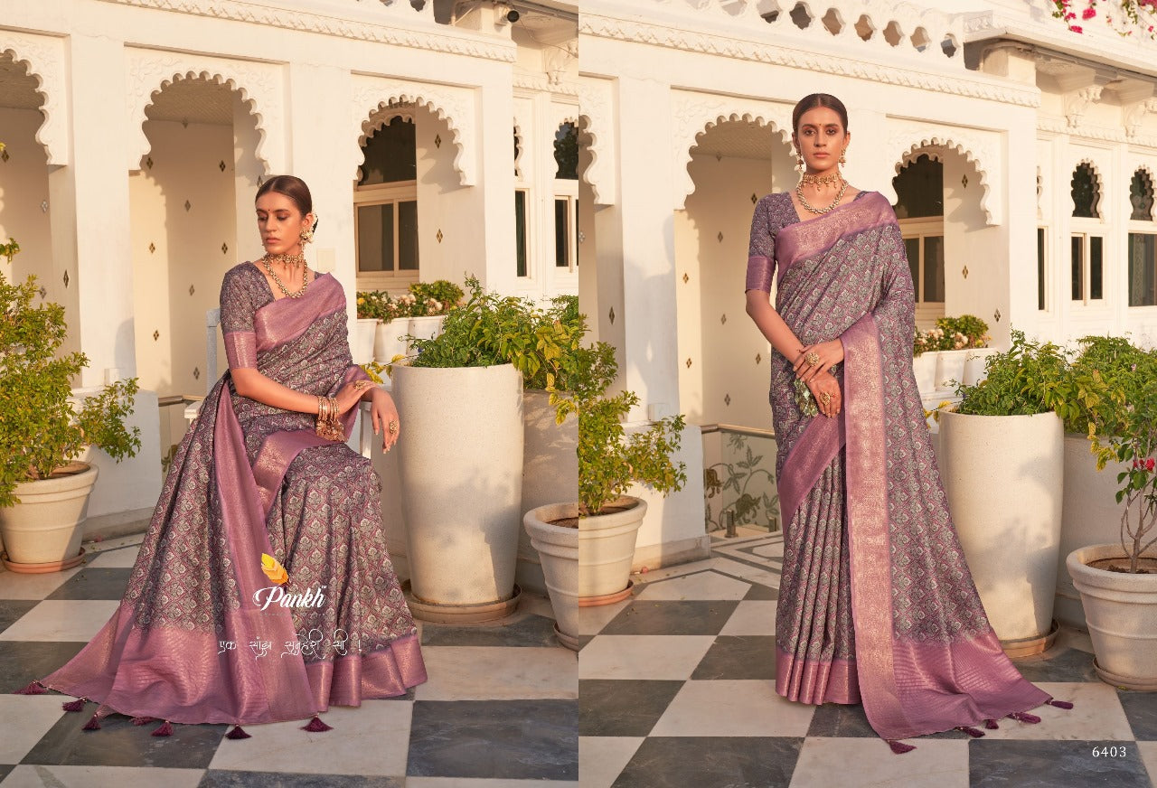 6403 Saanj Pankh Sarees