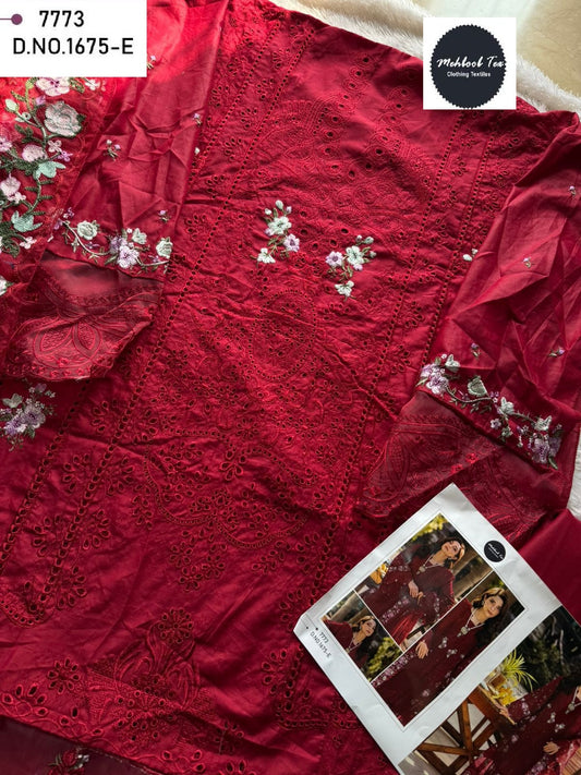 1675-E Mehboob Tex Embroidery Pakistani Salwar Suits