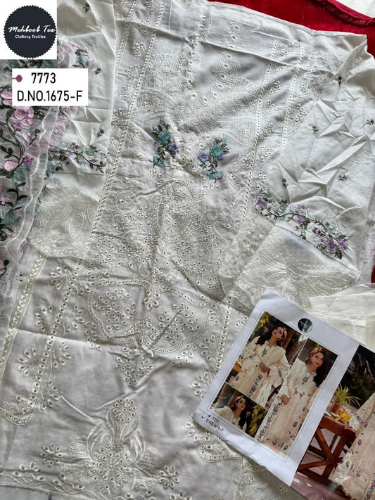 1675-F Mehboob Tex Pure Cotton Pakistani Salwar Suits