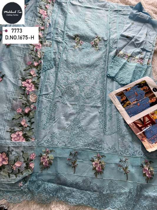 1675-H Mehboob Tex Pure Cotton Pakistani Salwar Suits