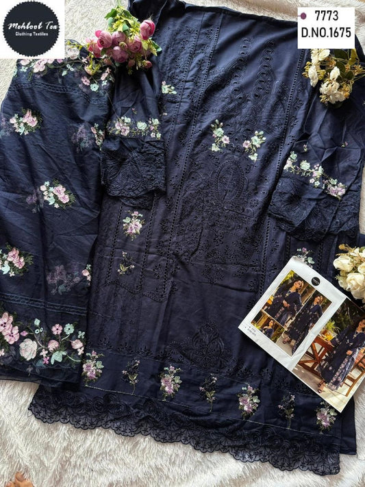 1675 Mehboob Tex Embroidery Pakistani Salwar Suits