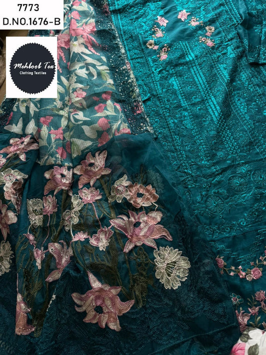 1676-B Mehboob Tex Pure Cotton Pakistani Salwar Suits