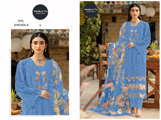 1676-E Mehboob Tex Pure Cotton Pakistani Salwar Suits