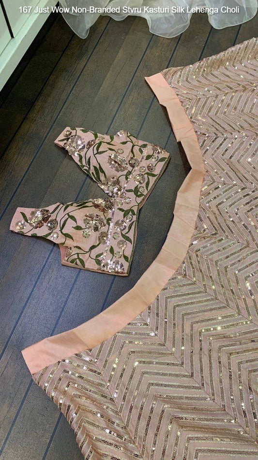 167 Just Wow Non-Branded Stvru Kasturi Silk Lehenga Choli