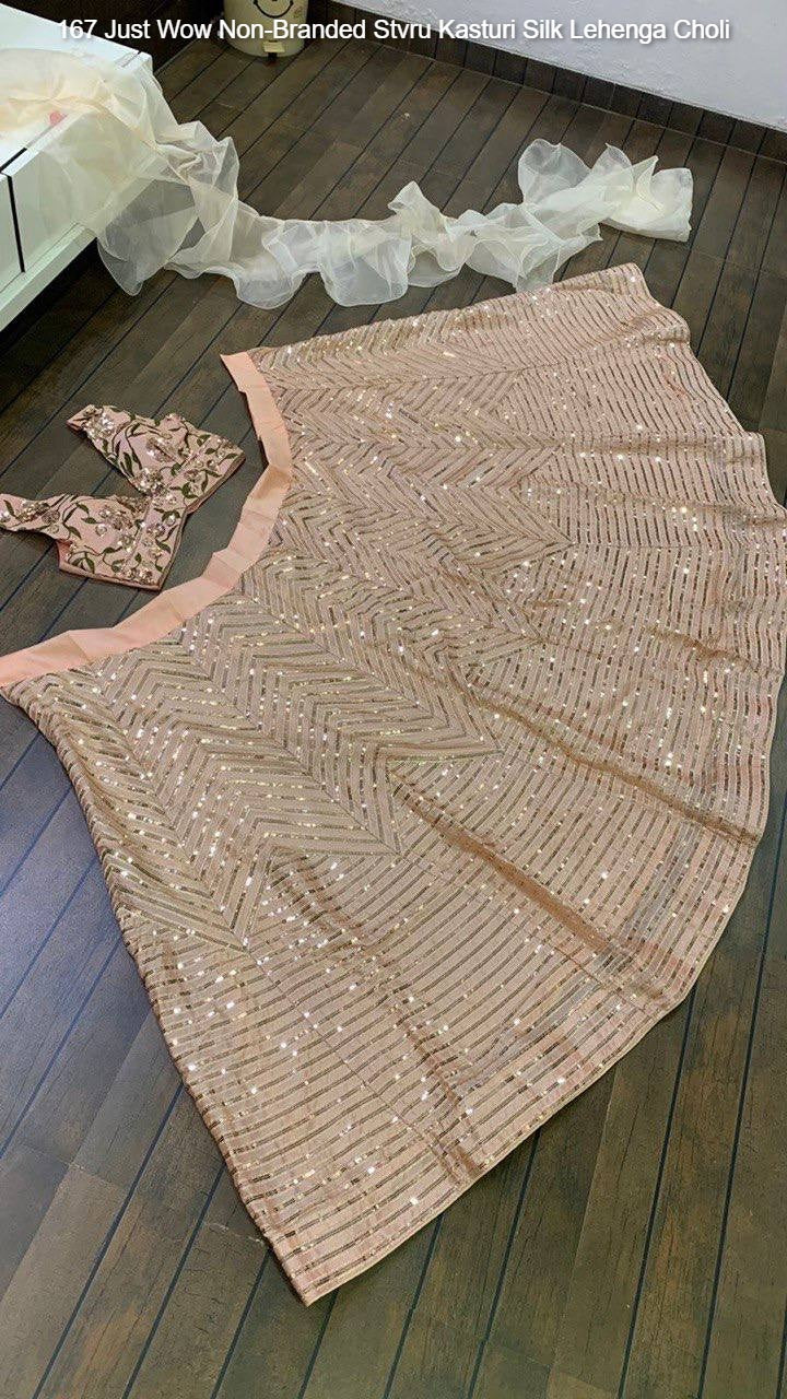 167 Just Wow Non-Branded Stvru Kasturi Silk Lehenga Choli