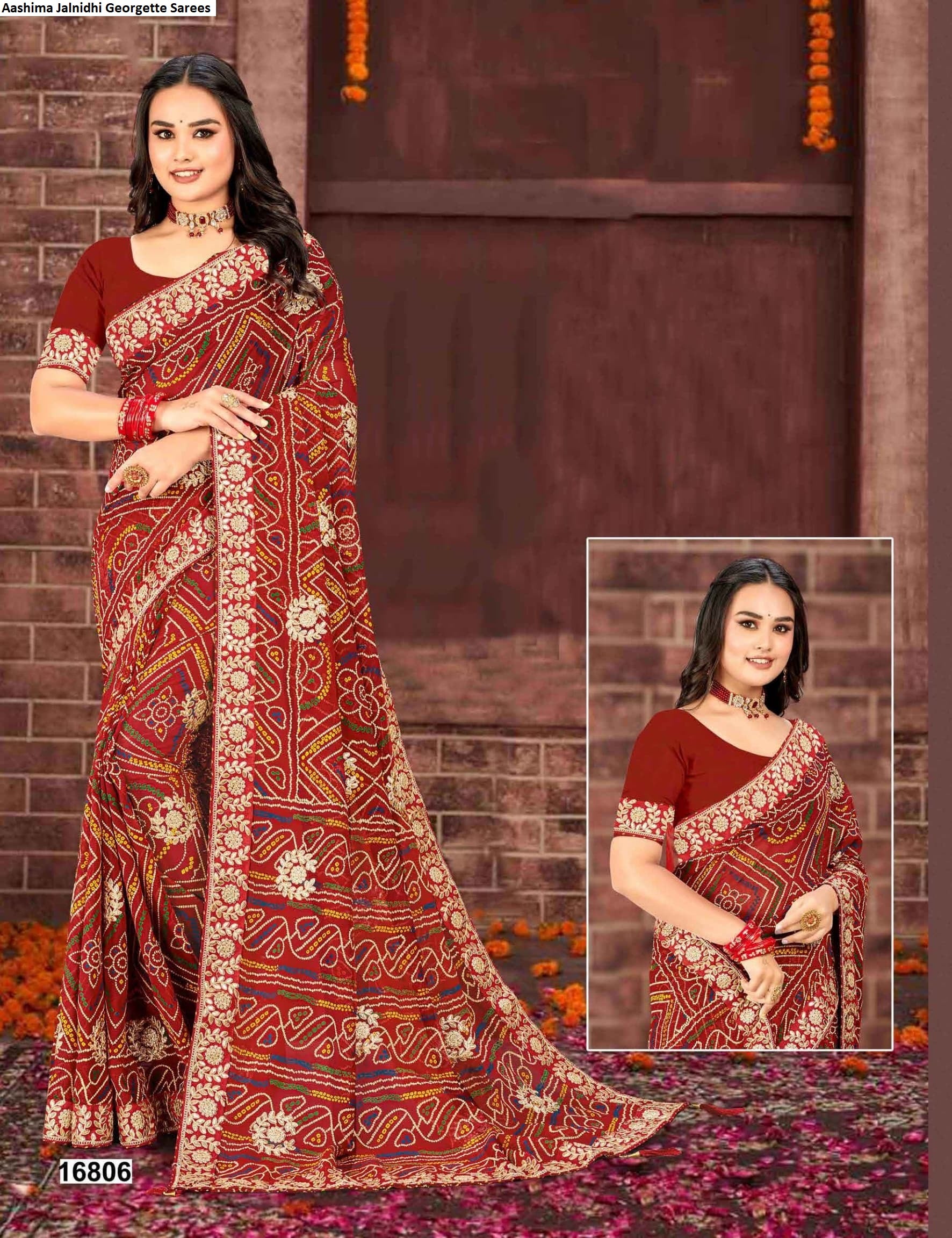 16806 Aashima Jalnidhi Georgette Sarees
