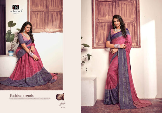 1003 Madhurika Mahamani Creation Sarees