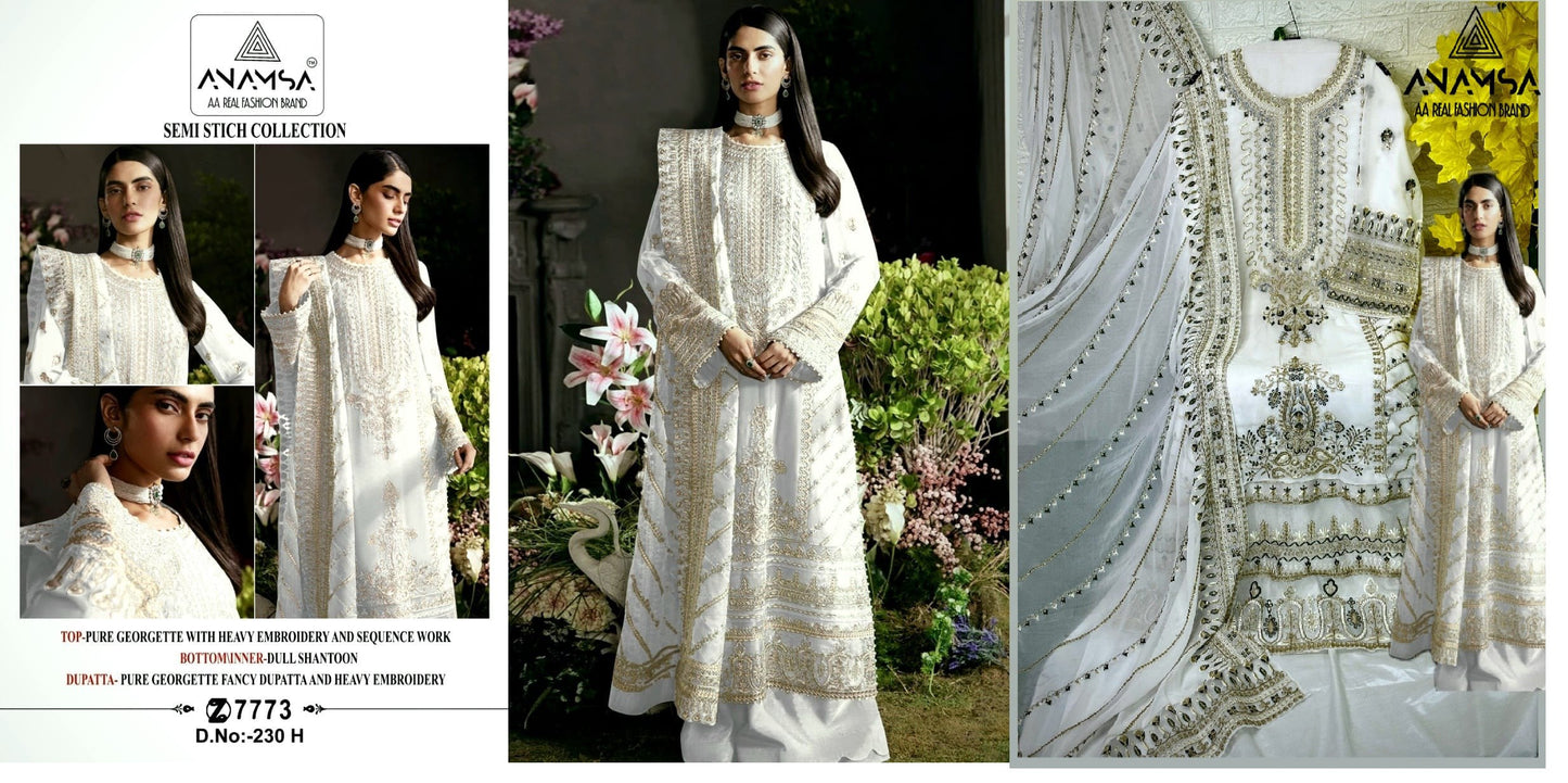 230H Anamsa Pakistani Salwar Suits