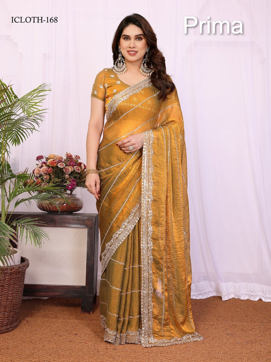 168 Icloth Vol-05 Prima Pure Chiffon Sarees