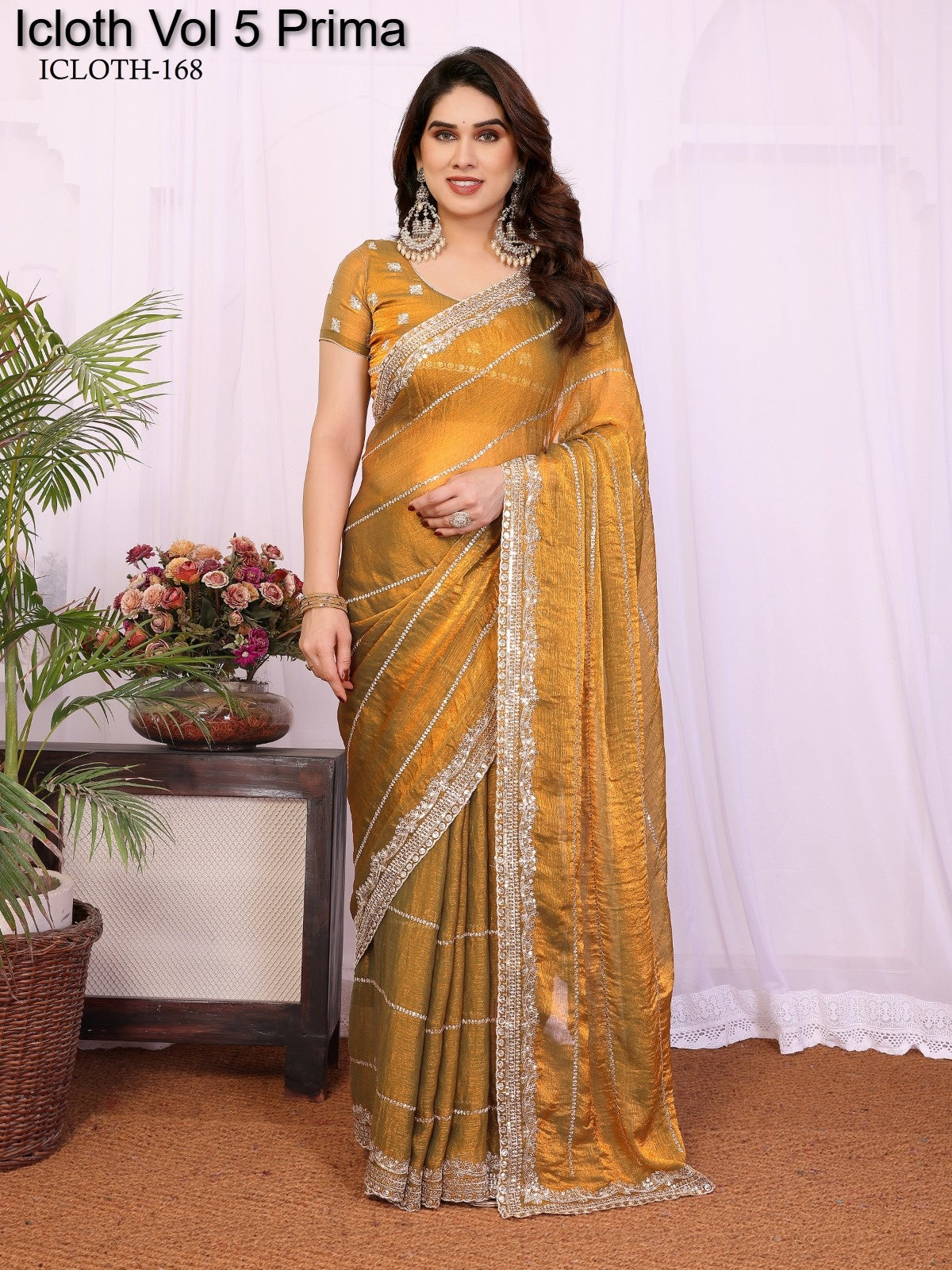 168 Icloth Vol 5 Prima Pure Chiffon Sarees