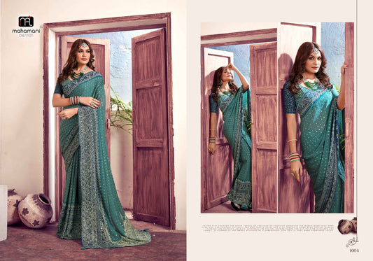 1004 Madhurika Mahamani Creation Sarees