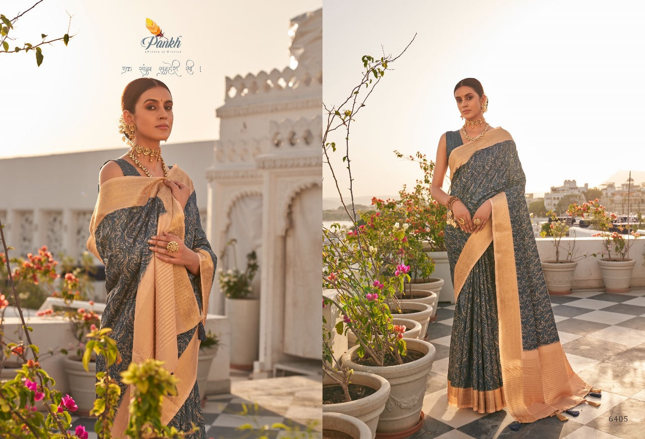 6405 Saanj Pankh Sarees