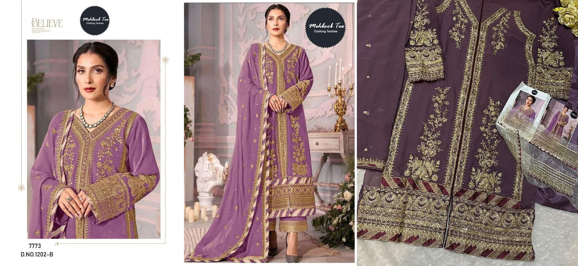 1202B Mehboob Tex Pakistani Salwar Suits