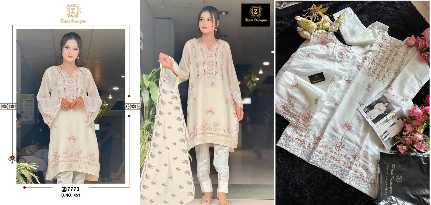 451 Ziaaz Designs Pakistani Salwar Suits