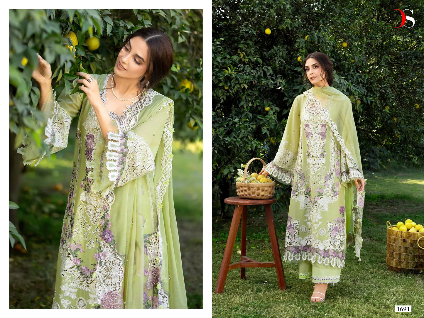 1691 Elaf Premium Deepsy Pure Cotton Pakistani Salwar Suits