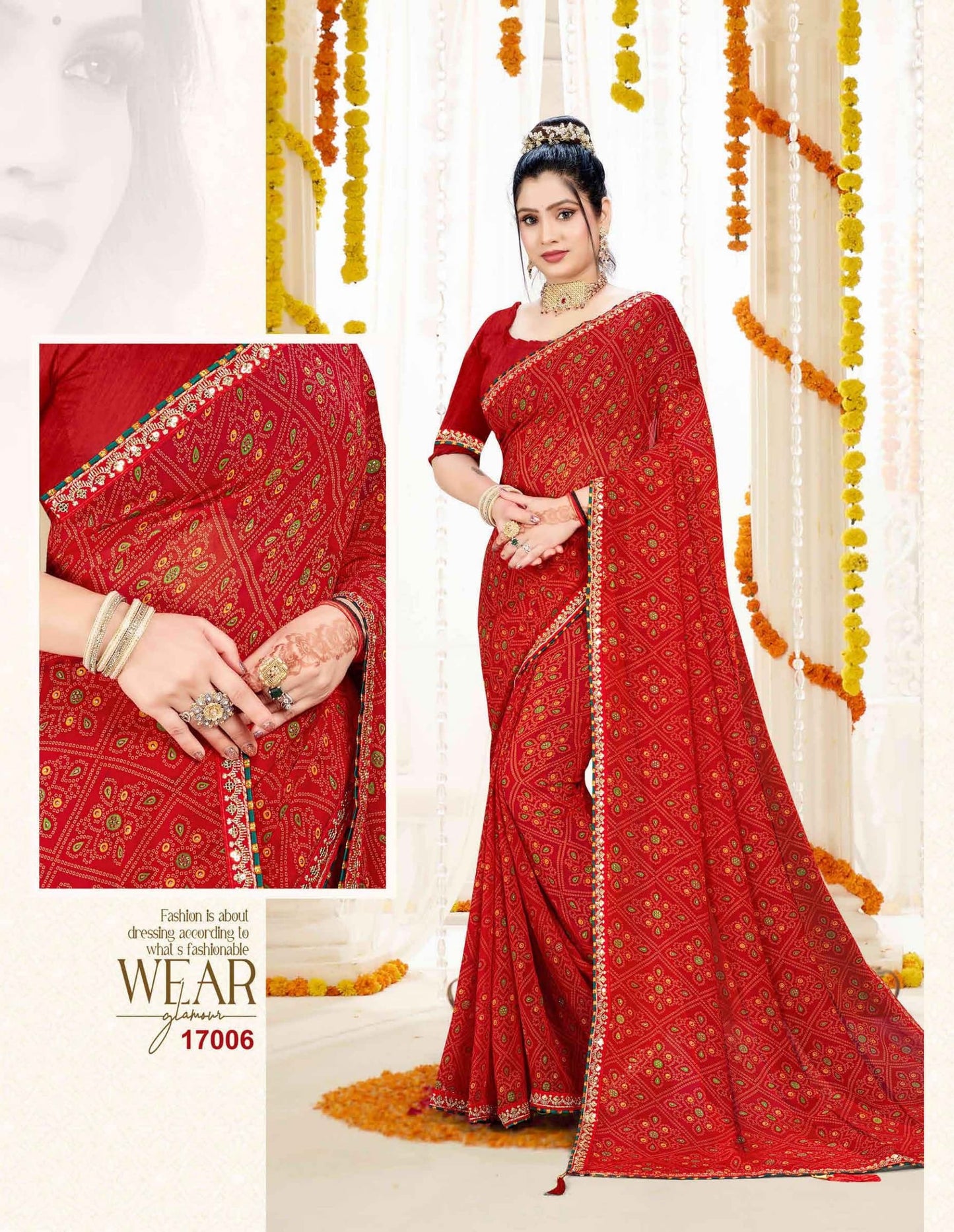 17006 Suhag Jalnidhi Zari Sarees