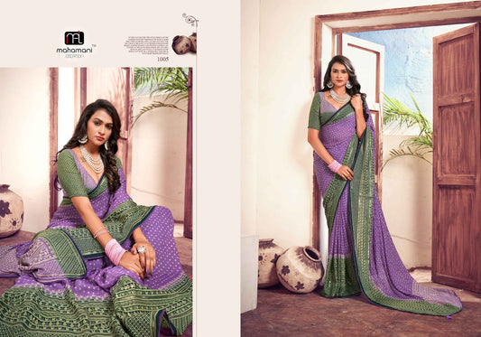 1005 Madhurika Mahamani Creation Sarees