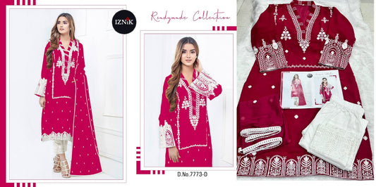 7773-D Iznik Pakistani Readymade Suits