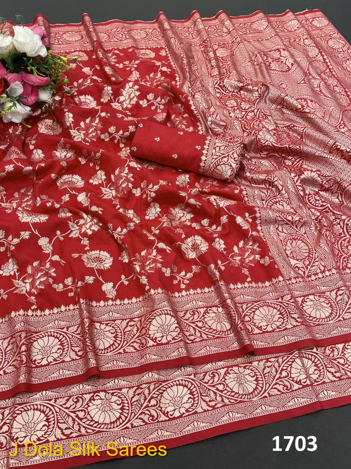 1703 J Dola Silk Sarees