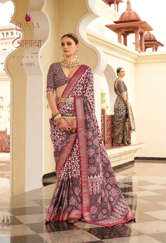 R-1085 Aaranya Rewaa Sarees