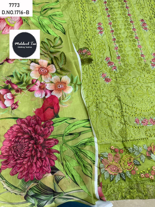 1716-B Mehboob Tex Embroidery Pakistani Salwar Suits