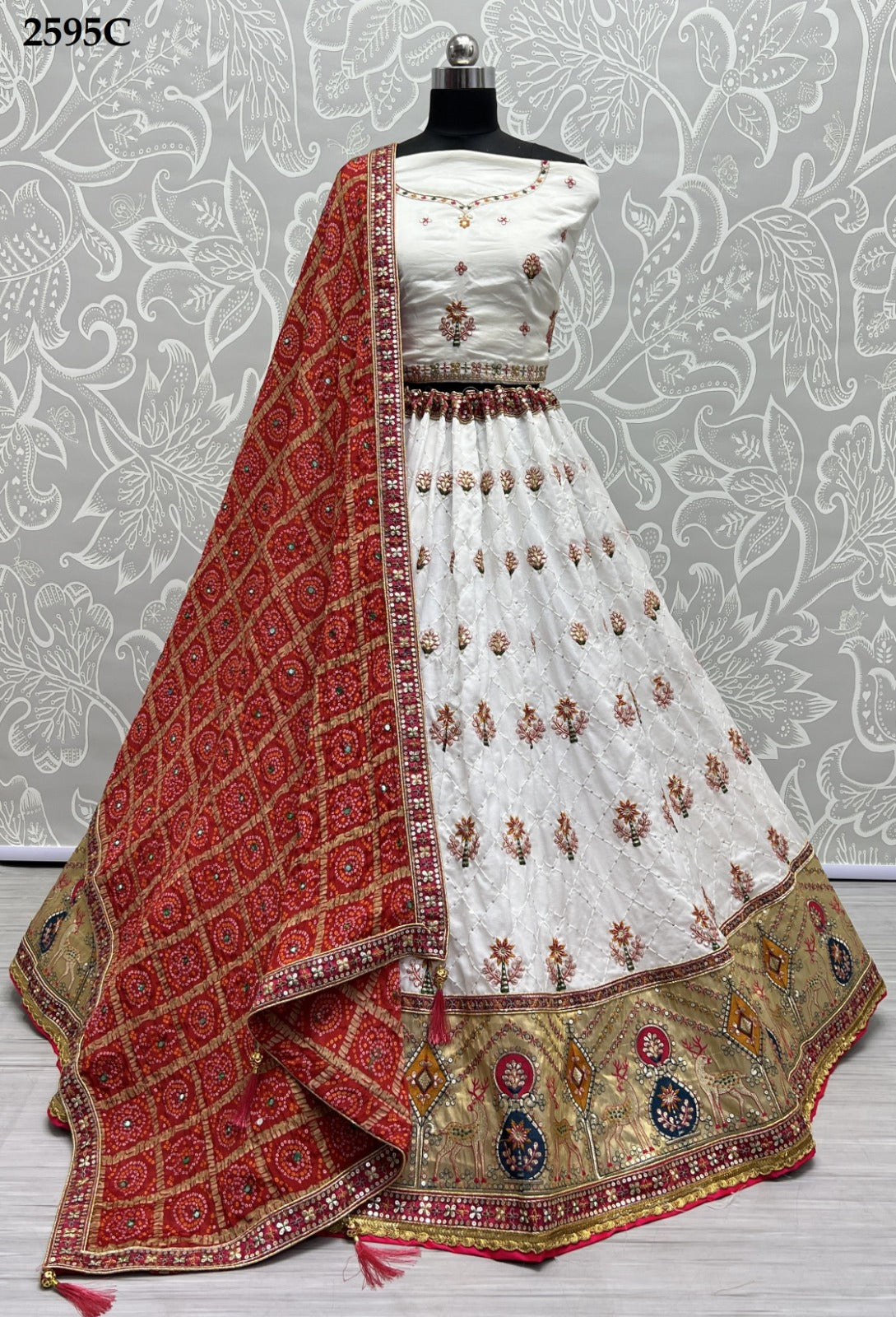 2595C Anjani Art Lehenga Choli