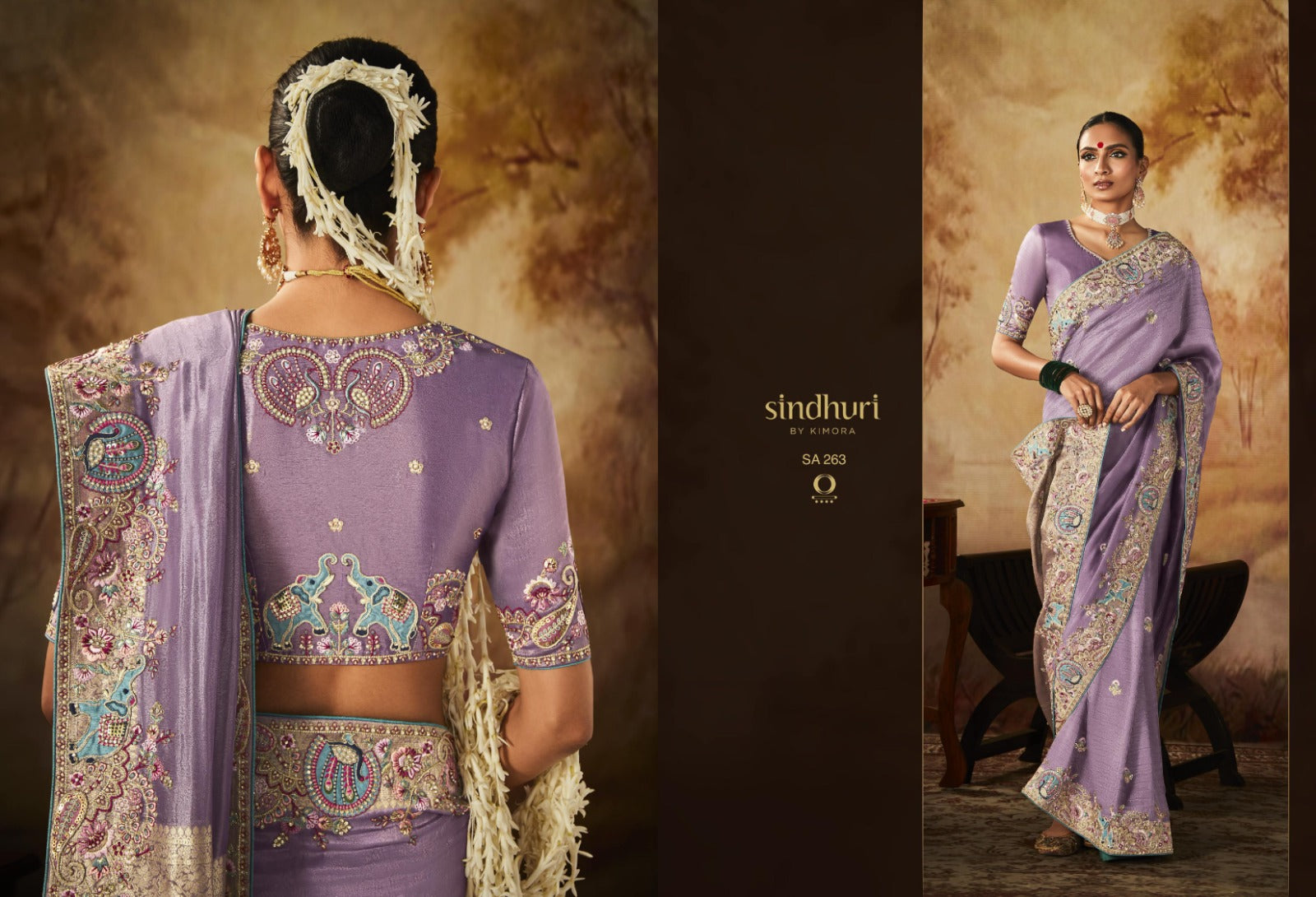 263 Kohinoor Sindhuri Sarees